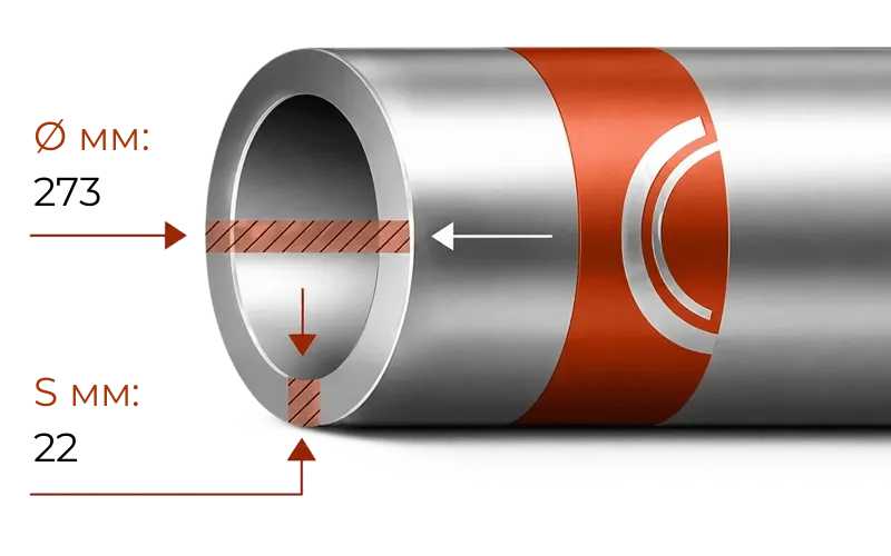 Труба котельная 273x22 ст. 15Х1М1Ф ТУ 14-3р-55-2001